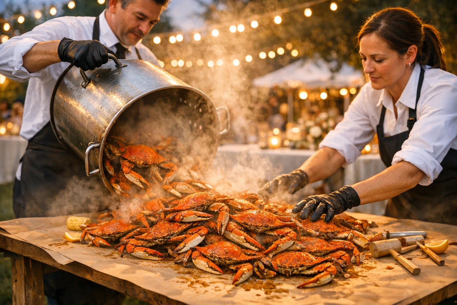 The Authentic Maryland Crab Feast — At Your Event