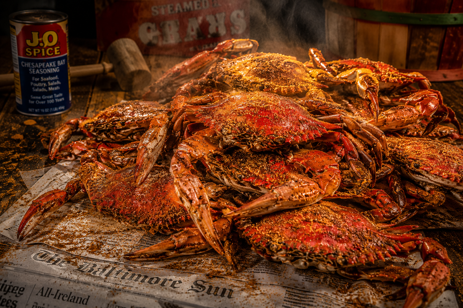 Authentic Maryland Blue Crabs