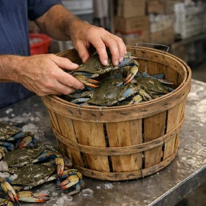 1/2 bushel  Chester River Crabs